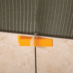 Qep - partie b  cales pour système de nivellement de carreaux de planchers et de mur (paquet de 100)