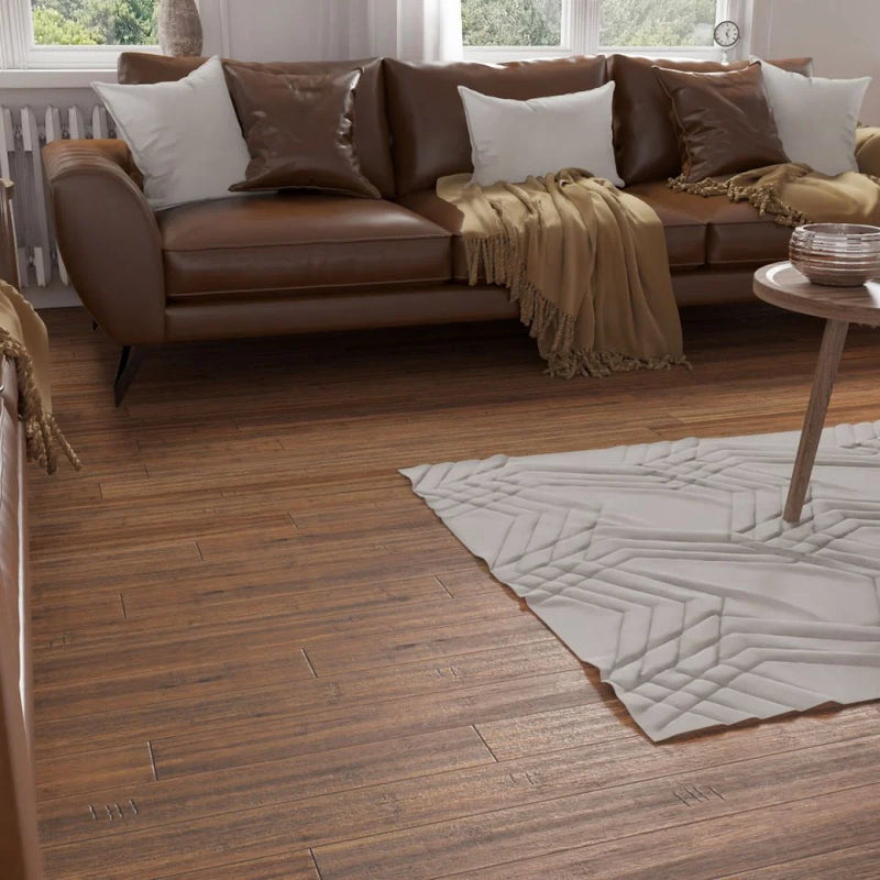 Cali bamboo5 3/8" | antique java | plancher de bamboo solide