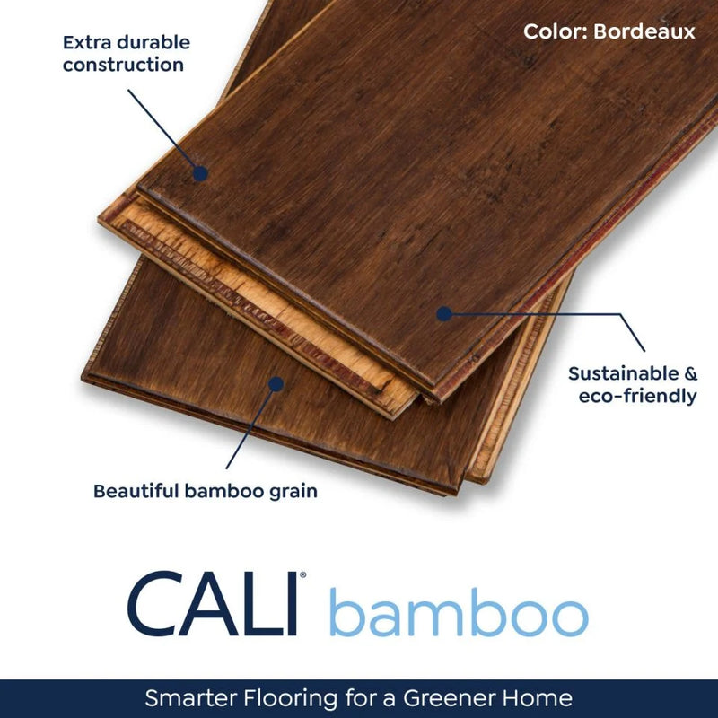 Plancher de Bamboo ingénierie clic  / Cali bamboo