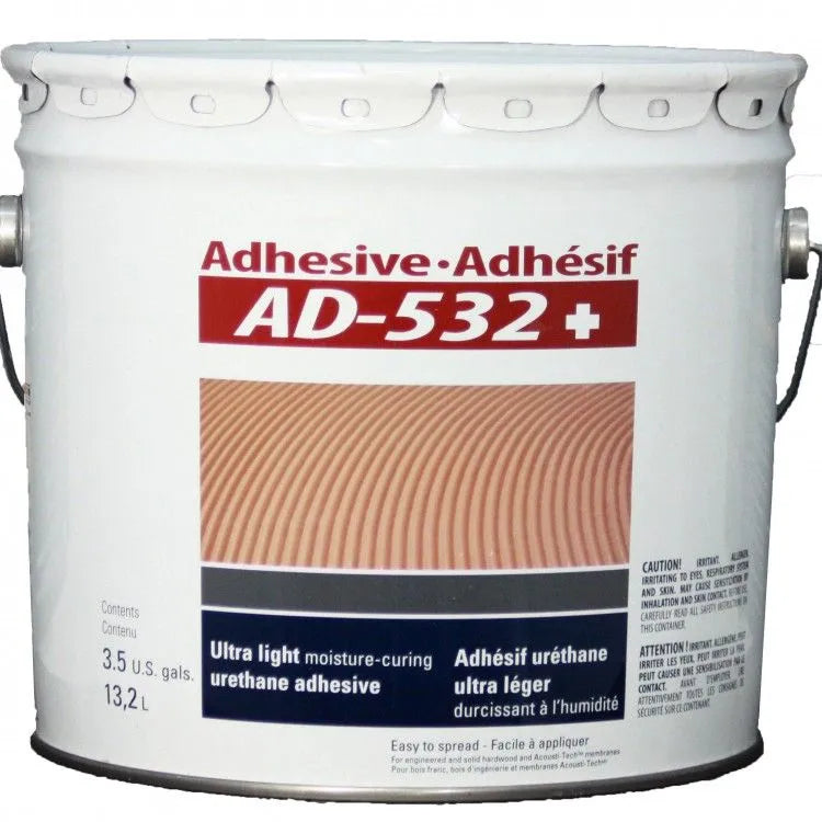 Finitec - acoustitech ad-532+ adhésif pour planchers d'ingénierie à base d'uréthane - 15.1l